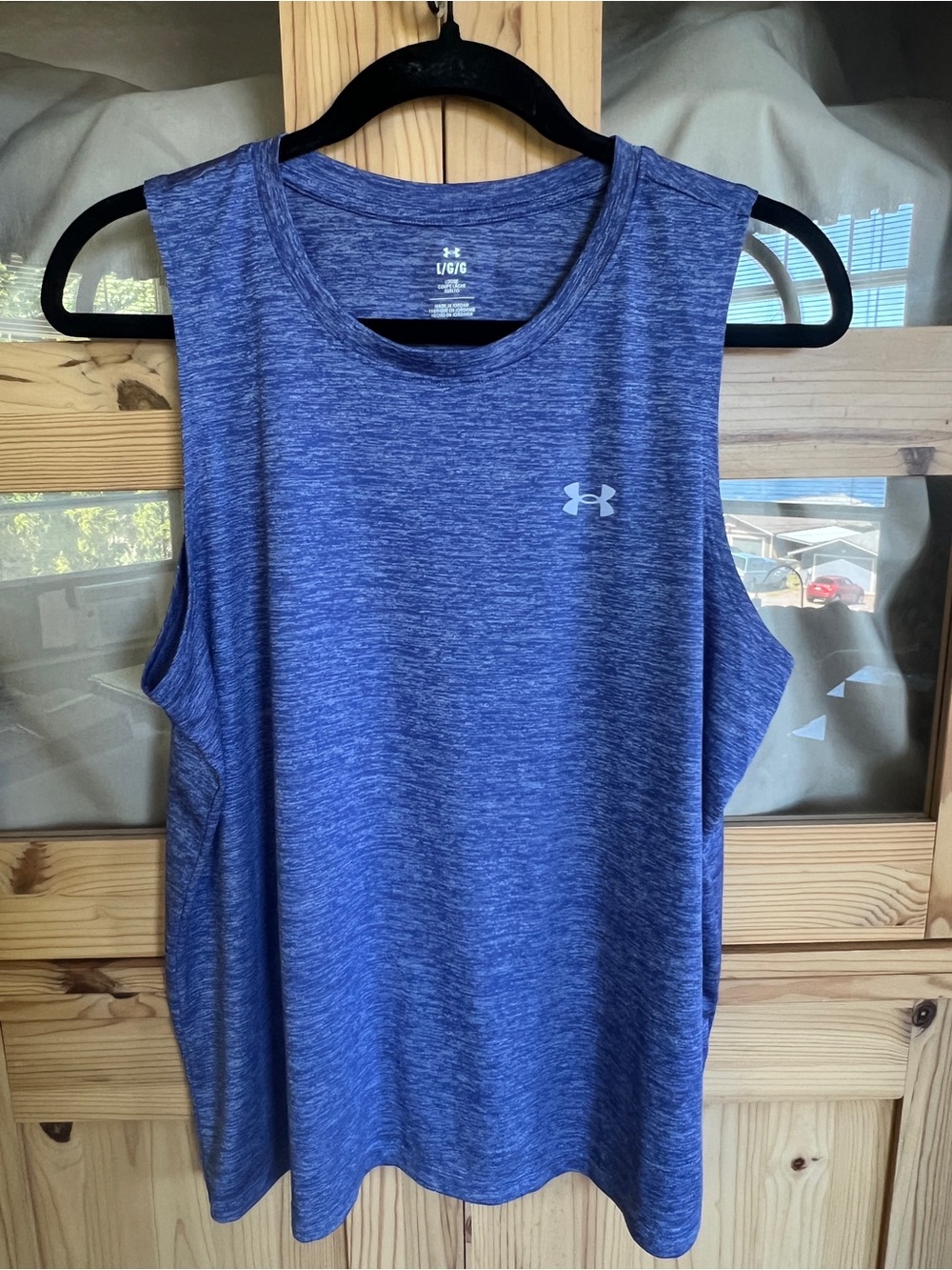 Under Armour Women’s Heather Blue Athletic Tank Top